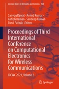Cover: Proceedings of Third International Conference on Computational Electronics for Wireless Communications - Springer
