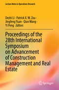 Cover: Proceedings of the 28th International Symposium on Advancement of Construction Management and Real Estate - Springer
