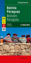Cover: freytag & berndt Stra&szlig;enkarte Bolivien - Paraguay 1:1,8 Mio. - freytag & berndt