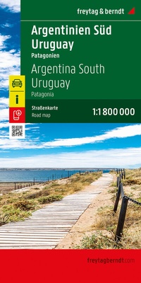 Abbildung von: Argentinien Süd - Uruguay, Straßenkarte 1:1.800.000, freytag & berndt - Freytag-Berndt und ARTARIA