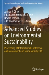 Enlarge image Cover: Advanced Studies on Environmental Sustainability - Springer