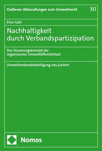 Abbildung von: Nachhaltigkeit durch Verbandspartizipation - Nomos