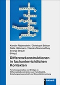 Cover: Differenzkonstruktionen in fachunterrichtlichen Kontexten - Verlag Julius Klinkhardt