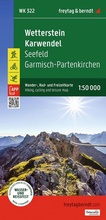 Cover: freytag & berndt Wanderkarte WK 322 Wetterstein - Karwendel, Seefeld - Garmisch-Partenkirchen 1:50.000 - freytag & berndt