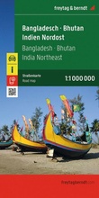 Cover: freytag & berndt Stra&szlig;enkarte Bangladesch - Bhutan - Indien Nordost 1:1,1 Mio. - freytag & berndt
