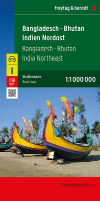 Abbildung von: Bangladesch - Bhutan - Indien Nordost, Straßenkarte 1:1.000.000, freytag & berndt - Freytag-Berndt und ARTARIA