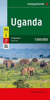 Abbildung von: Uganda, Straßenkarte 1:500.000, freytag & berndt - Freytag-Berndt und ARTARIA