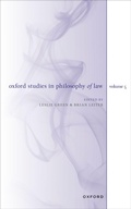 Cover: Oxford Studies in Philosophy of Law Volume 5 - Oxford University Press