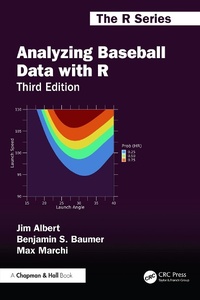 Enlarge image Cover: Analyzing Baseball Data with R - Chapman and Hall