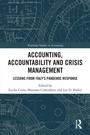 Cover: Accounting, Accountability and Crisis Management - Routledge
