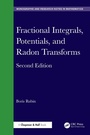 Cover: Fractional Integrals, Potentials, and Radon Transforms - Chapman and Hall