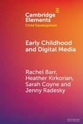 Cover: Early Childhood and Digital Media - Cambridge University Press