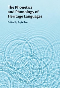 Abbildung von: The Phonetics and Phonology of Heritage Languages - Cambridge University Press