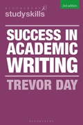 Cover: Success in Academic Writing - Bloomsbury Academic