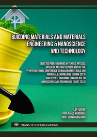 Enlarge image Cover: Building Materials and Materials Engineering & Nanoscience and Technology - Trans Tech Publications Ltd