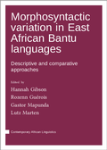 Cover: Morphosyntactic variation in East African Bantu languages - Language Science Press