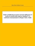 Cover: Quali variabili di governance possono influenzare il rischio di default delle imprese familiari? Un confronto transnazionale tra Regno Unito e Italia - ResearchFreelance