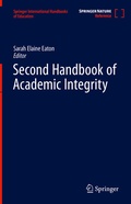 Cover: Second Handbook of Academic Integrity - Springer