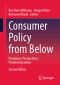 Cover: Consumer Policy from Below - Springer