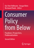 Cover: Consumer Policy from Below - Springer