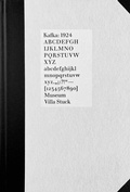 Cover: Kafka 1924 - K&ouml;nig, Walther