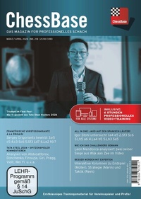 Enlarge image Cover: ChessBase Magazin #218 (März/April 2024) - ChessBase GmbH