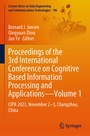Cover: Proceedings of the 3rd International Conference on Cognitive Based Information Processing and Applications-Volume 1 - Springer