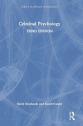 Cover: Criminal Psychology - Routledge