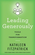 Cover: Leading Generously - Johns Hopkins University Press