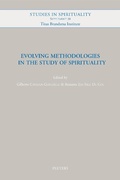Cover: Evolving Methodologies in the Study of Spirituality - Peeters Publishers