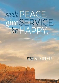 Abbildung von: Seek Peace. Give Service. Be Happy - Giraffe Media