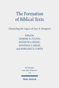 Abbildung von: The Formation of Biblical Texts - Mohr Siebeck