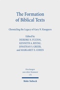 Cover: The Formation of Biblical Texts - Mohr Siebeck