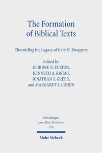 Enlarge image Cover: The Formation of Biblical Texts - Mohr Siebeck