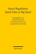 Cover: Smart Regulation: Quick Data or Big Data? - Mohr Siebeck