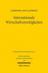 Abbildung von: Internationale Wirtschaftsstreitigkeiten - Mohr Siebeck