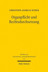 Abbildung von: Organpflicht und Rechtsdurchsetzung - Mohr Siebeck