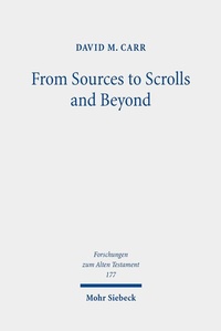 Abbildung von: From Sources to Scrolls and Beyond - Mohr Siebeck