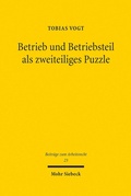 Abbildung von: Betrieb und Betriebsteil als zweiteiliges Puzzle - Mohr Siebeck