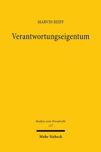 Abbildung von: Verantwortungseigentum - Mohr Siebeck