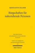 Abbildung von: Bürgschaften für nahestehende Personen - Mohr Siebeck