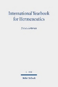 Abbildung von: International Yearbook for Hermeneutics - Mohr Siebeck