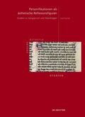Cover: Personifikationen als &auml;sthetische Reflexionsfiguren - De Gruyter