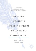 Cover: British Women's Writing from Bront&euml; to Bloomsbury, Volume 3 - Palgrave Macmillan