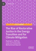 Cover: The Rise of Restorative Justice in the Energy Transition and for Climate Mitigation - Palgrave Macmillan