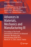 Cover: Advances in Materials, Mechanics and Manufacturing III - Springer