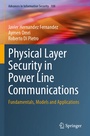 Cover: Physical Layer Security in Power Line Communications - Springer