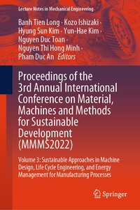 Abbildung von: Proceedings of the 3rd Annual International Conference on Material, Machines and Methods for Sustainable Development (MMMS2022) - Springer