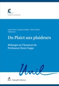 Cover: Du Plaict aux plaideurs - St&auml;mpfli Verlag AG