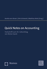Abbildung von: Quick Notes on Accounting - Nomos